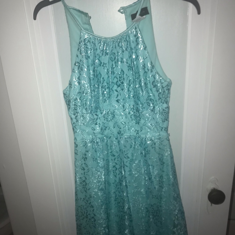 Teal Homecoming Dress